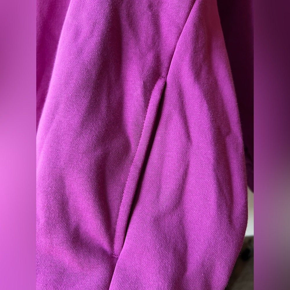 Nike - Kids  - Large - NWT - Fuchsia Hoodie - Oversized Fit - Picture 3 of 13